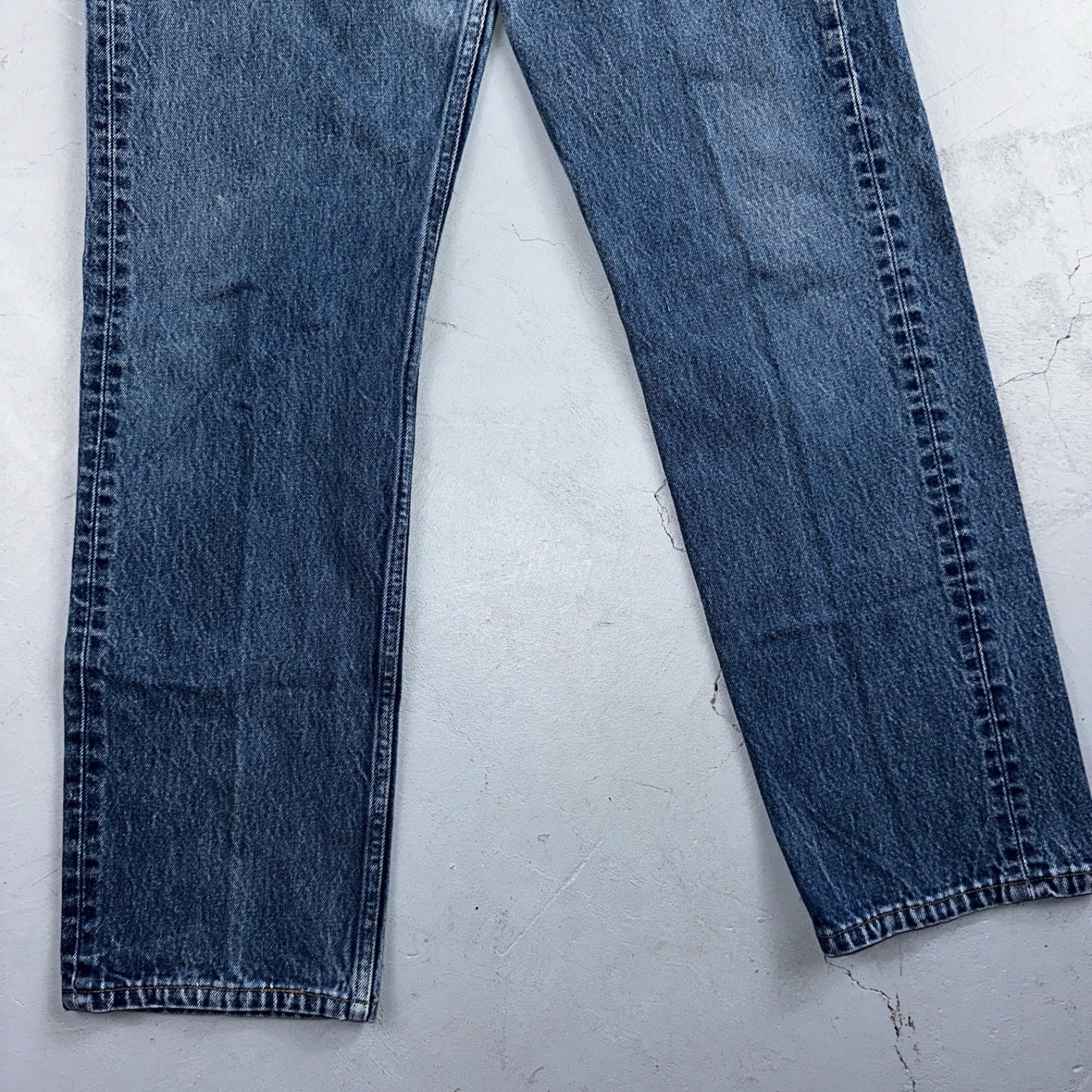 Levis 501 Vintage 90s USA XX Straight Leg Jeans Blue Light Wash 35x34 Act 32x30