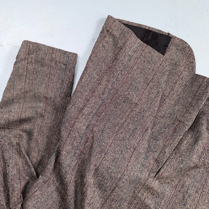 Vintage Circle S Dallas Texas Western Cowboy Blazer Jacket Mens 44L Silk Lining