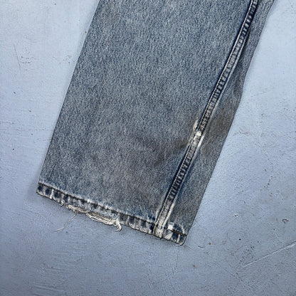 Levis 501 Vintage Y2K 90s XX Straight Leg Jeans Blue Light Wash 36x34 Act 33x32