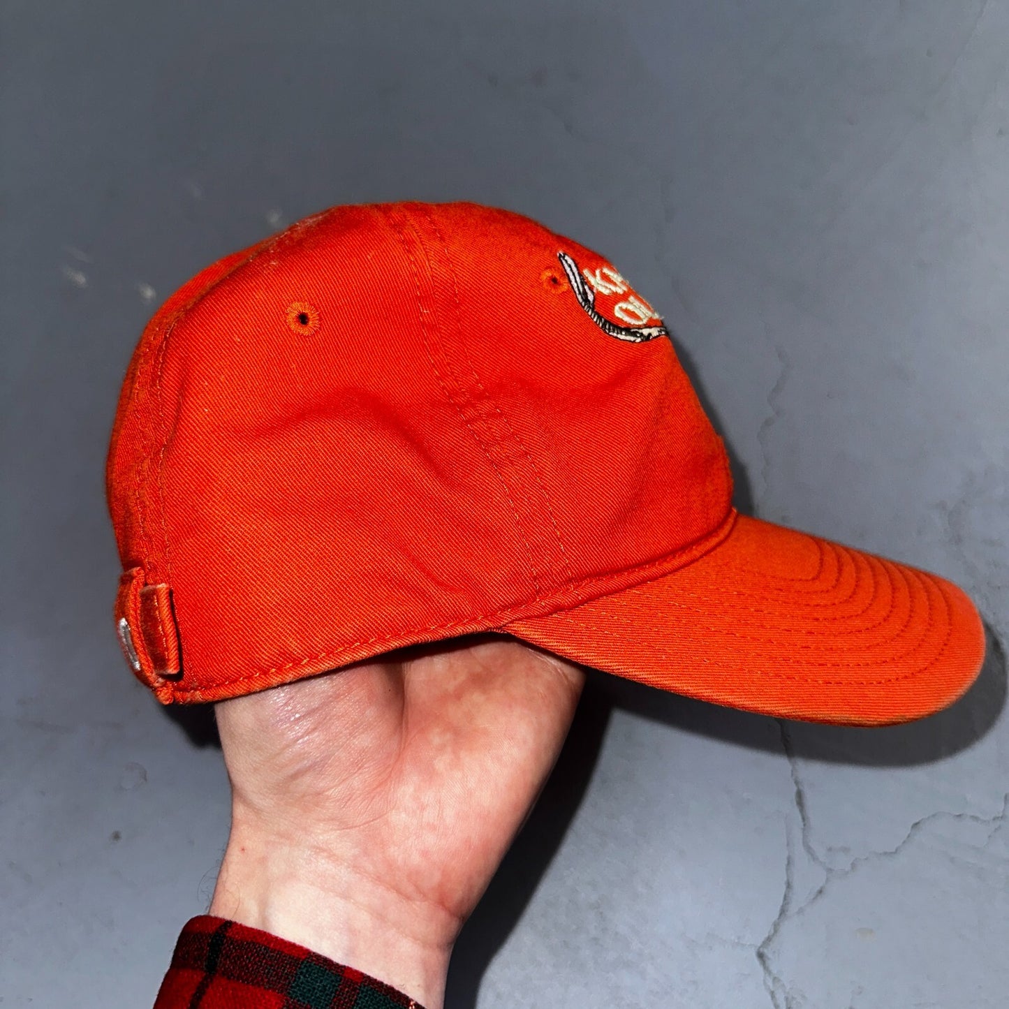 Champion Deer Vintage Trucker Hat Knothead Outfitter Hunting Orange Baseball