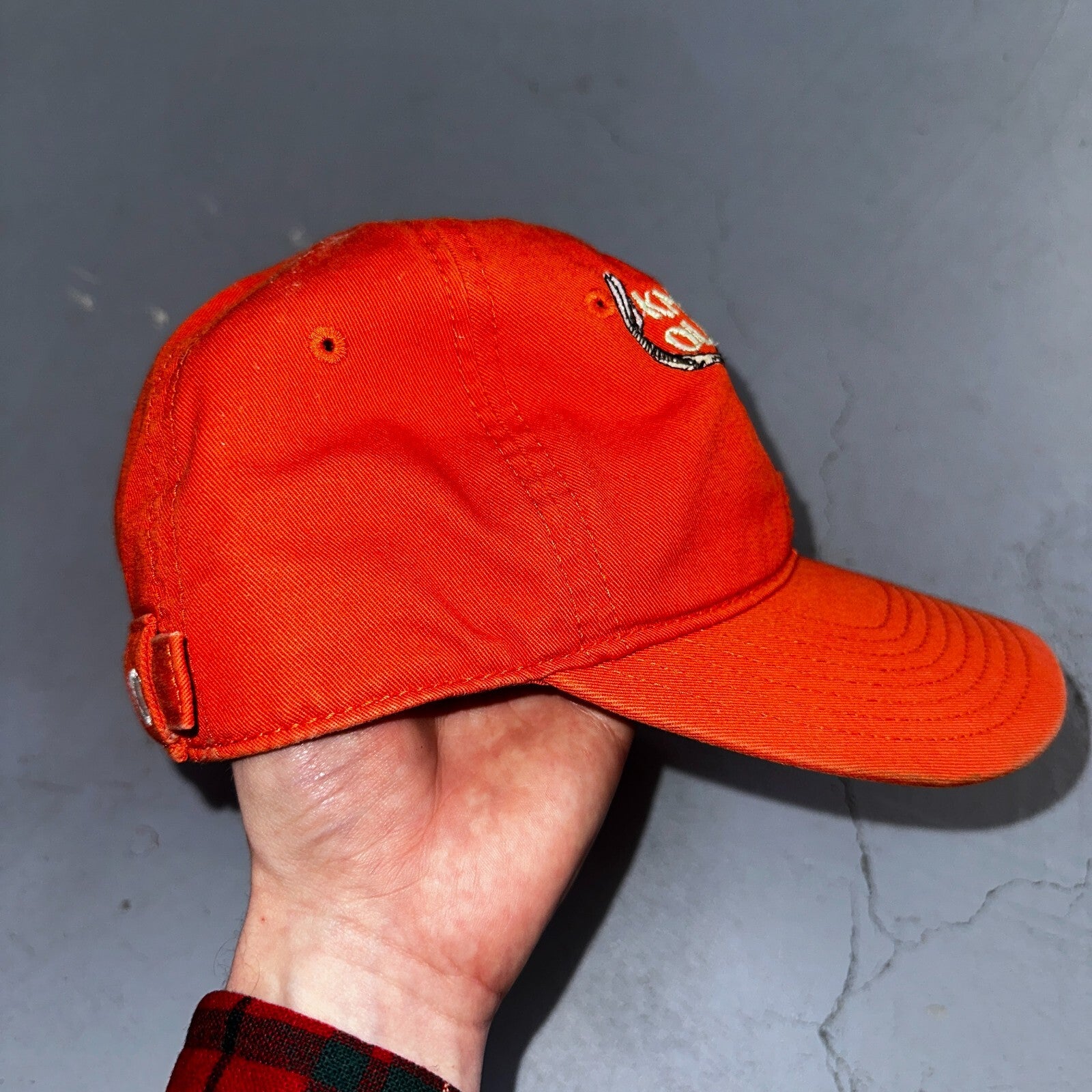 Champion Deer Vintage Trucker Hat Knothead Outfitter Hunting Orange Baseball