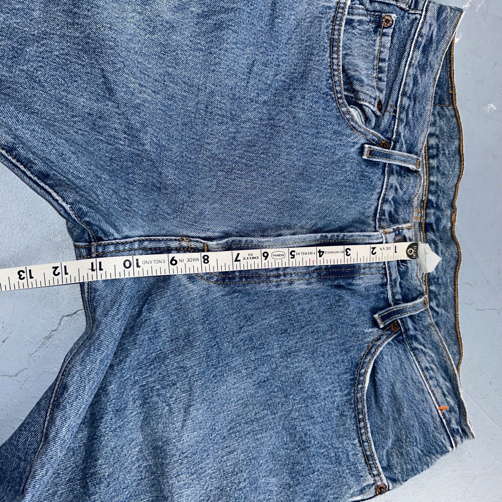 Levis 501 Vintage Y2K XX Straight Leg Jeans Blue 2003 Med Wash 34x32 Act 33x30