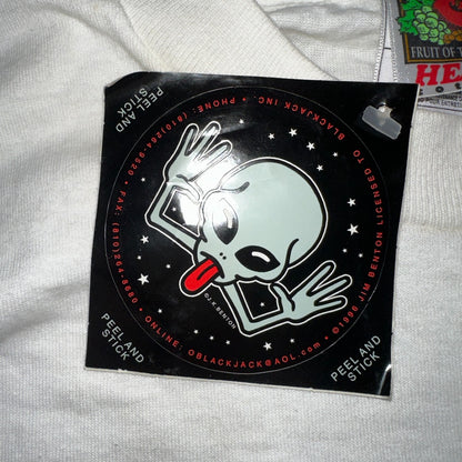 VTG Jim Benton NWT Staring At Us Aliens Bikini Shirt XL Funny Cartoon Pop Art