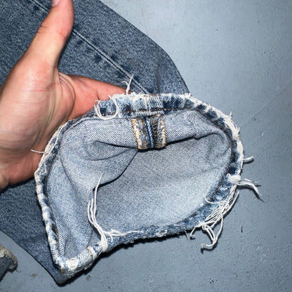 Levis 501 Vintage Y2K 90s XX Straight Leg Jeans Blue Light Wash 38x30 Act 36x30