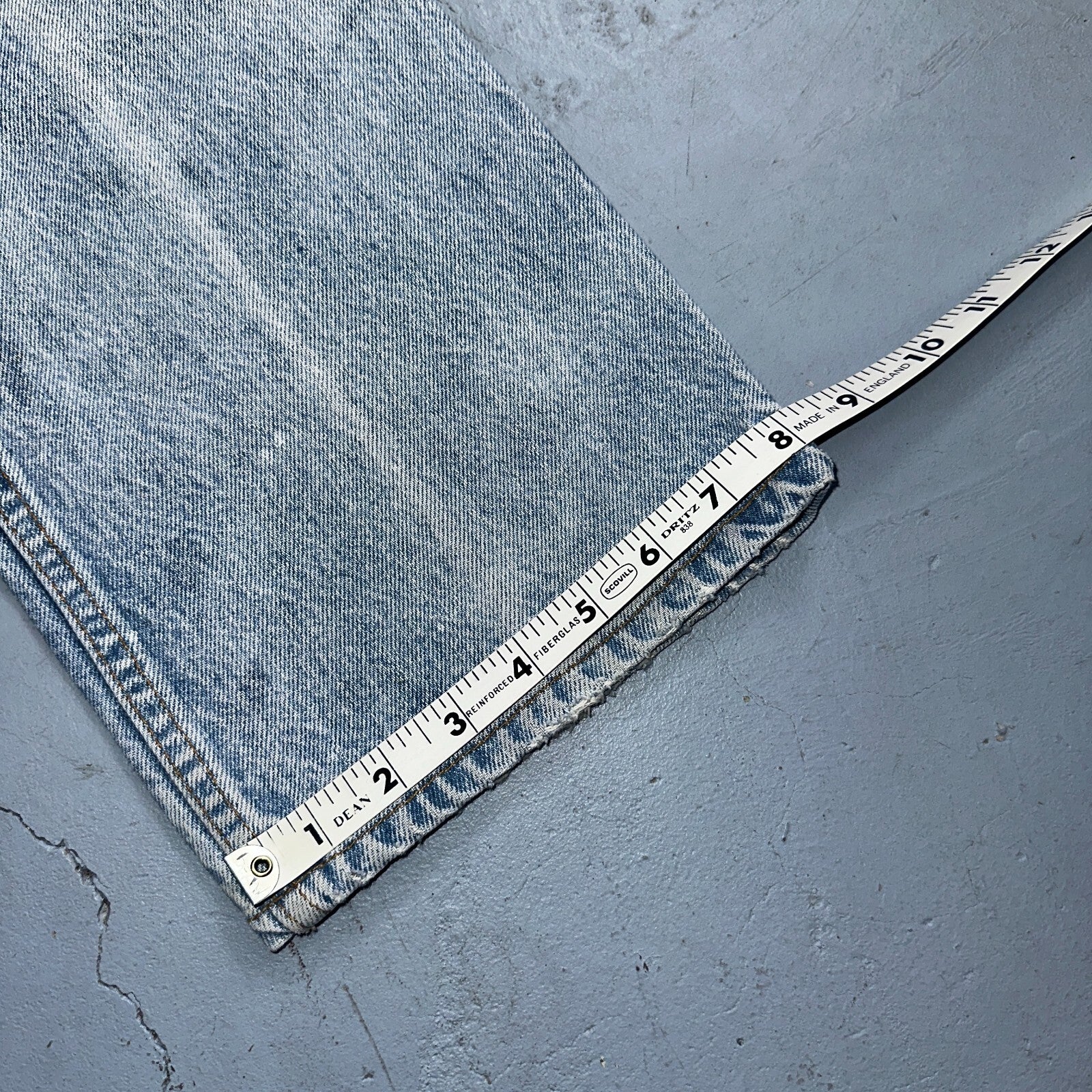 Levis 517 Vintage 80s USA Orange Tab Bootcut Flare Blue Worn Jeans Act 32x29