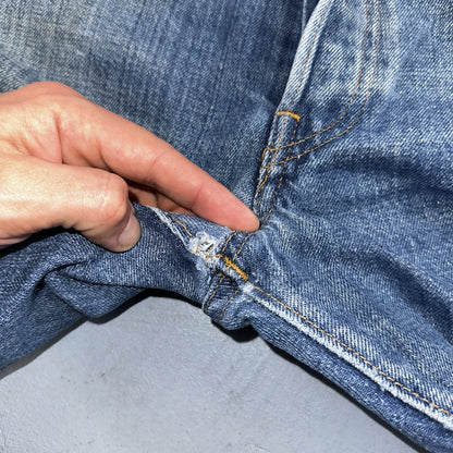 Levis 501 Vintage 80s Redline Selvedge USA XX Jeans Med Wash 42x34 Act 39x31