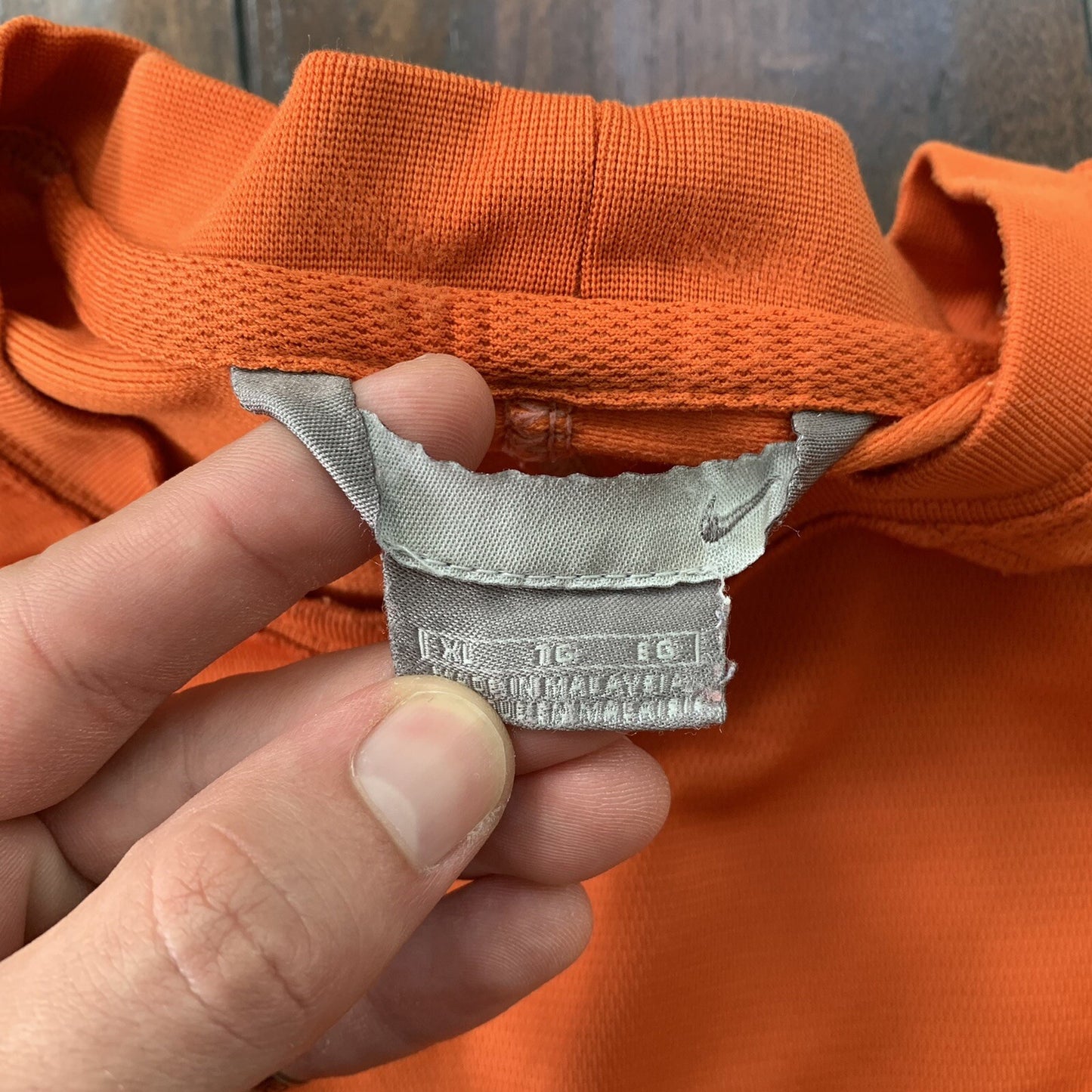 Vintage Nike Y2K Jersey T Shirt Soccer Football Sports Orange Running 2000s