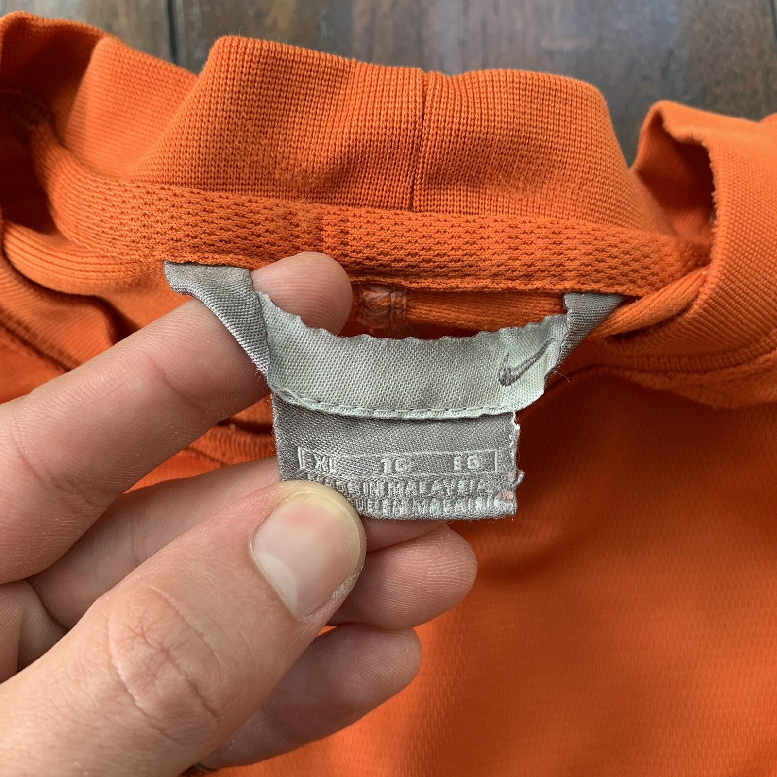 Vintage Nike Y2K Jersey T Shirt Soccer Football Sports Orange Running 2000s