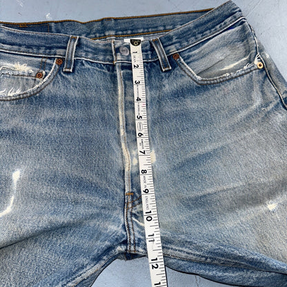 Levis 501 Vintage Y2K Mexico Straight Leg Jeans 34x33 90s Med Wash Act 32x29
