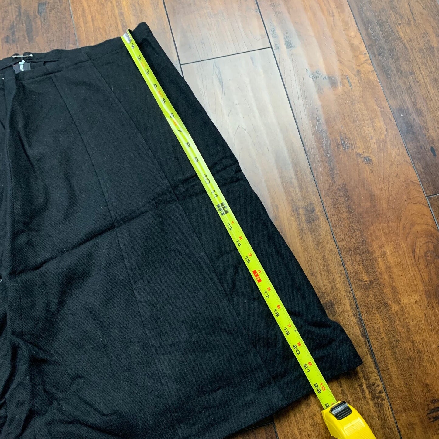 Vintage USA Rockabilly Womens Dress Black Skirt 60s 70s Top Bottom Sanforized