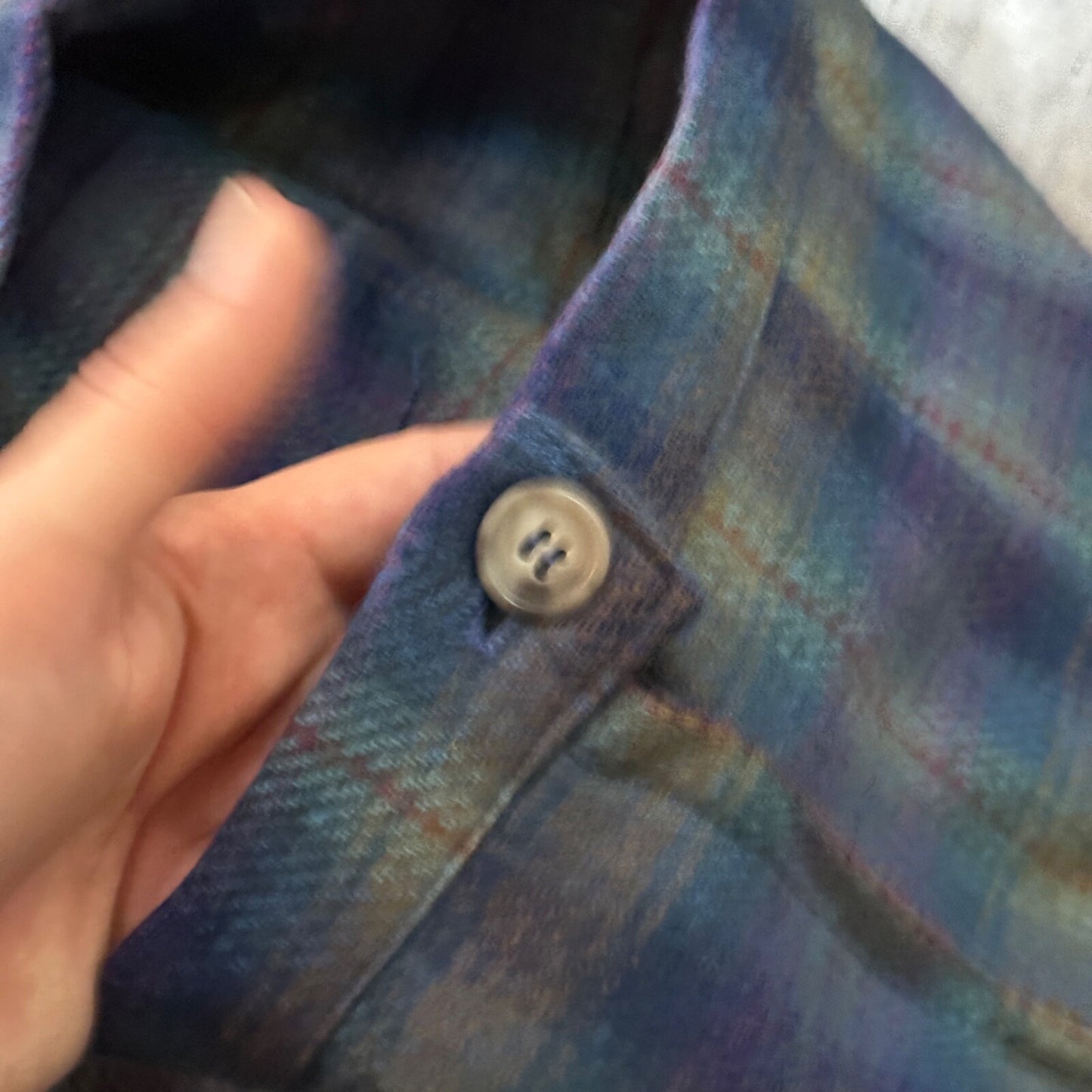 VTG USA Rockabilly Womens Dress Skirt 60s 70s Bottom Plaid Cute Wool