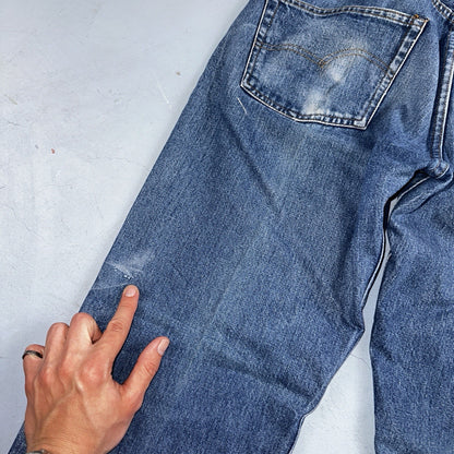 Levis 501 Vintage 80s Redline Selvedge USA XX Jeans Med Wash 34x34 Act 31x31