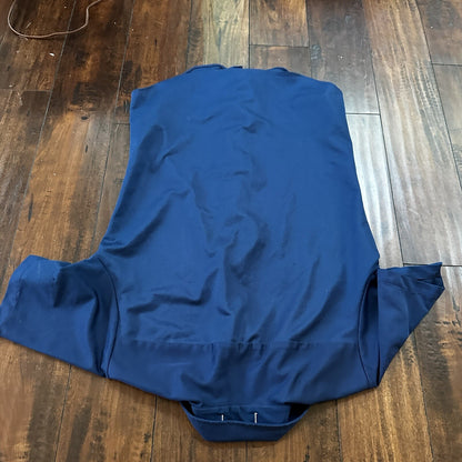 vintage 70s MCGREGOR shirt M button up plaid Blue Single pocket Rockabilly USA