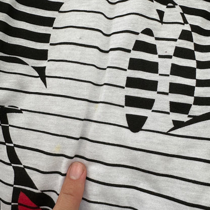 VTG 90s Disney Mickey Mouse Reversible Sweater Donn Kenny Rare World Comic Rap