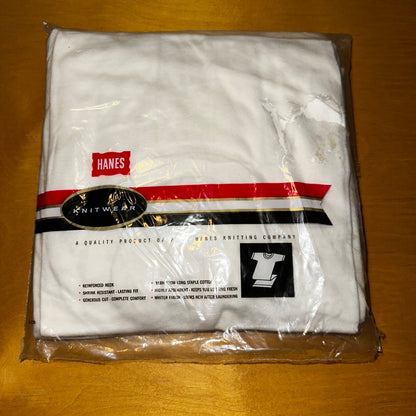 1960s Hanes Vintage White Blank T Shirt Mens Rockabilly Lot Of 6 Pack 60s 50s