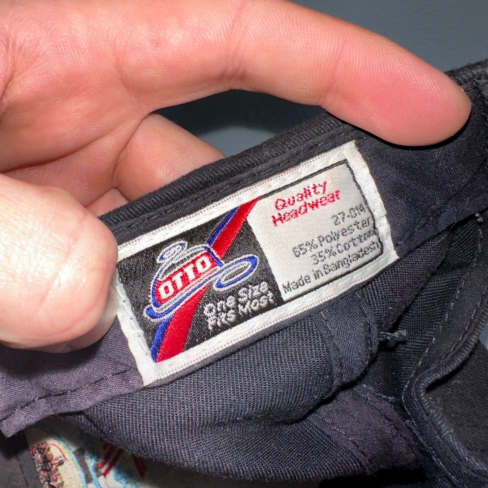 Basin Tire VTG Hat Cap Snapback Bandag Racing Cars Black Otto