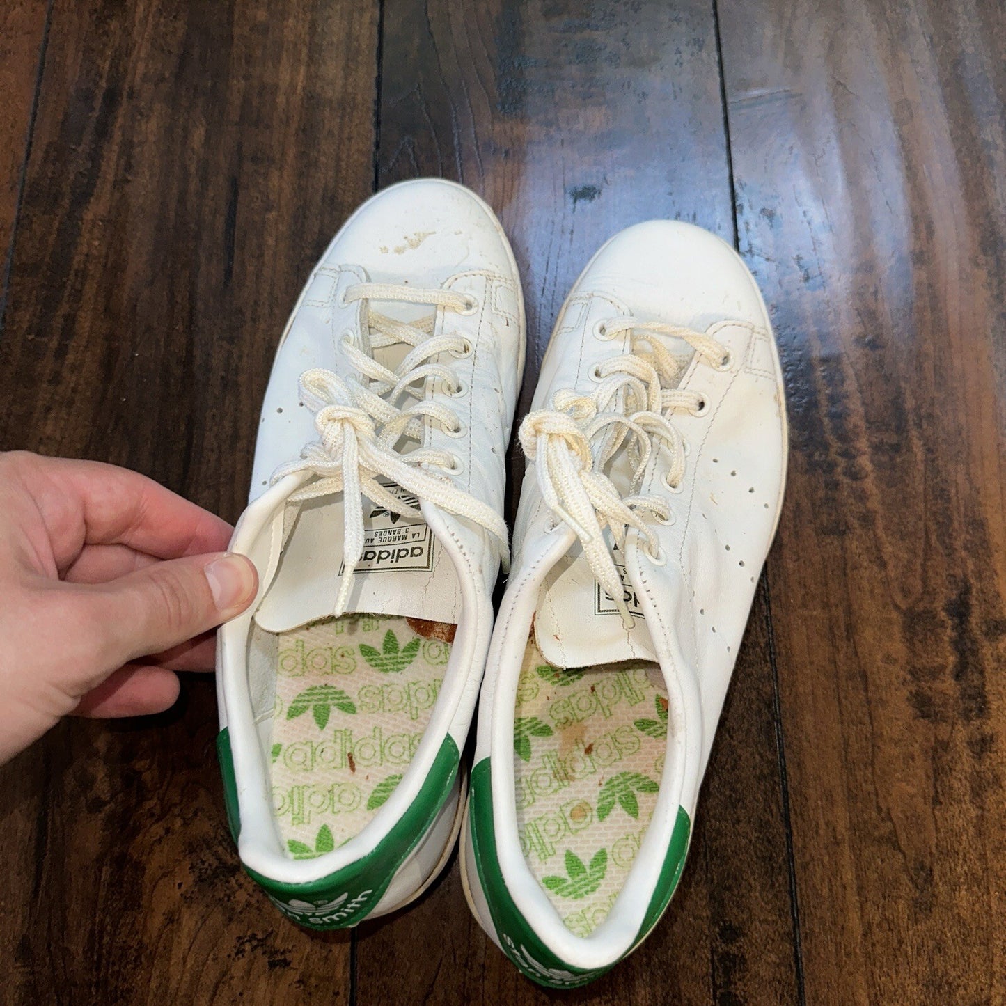 VTG 1970s Made In France Adidas Stan Smith / Lady Smith - Size 6 - Very Rare 70s