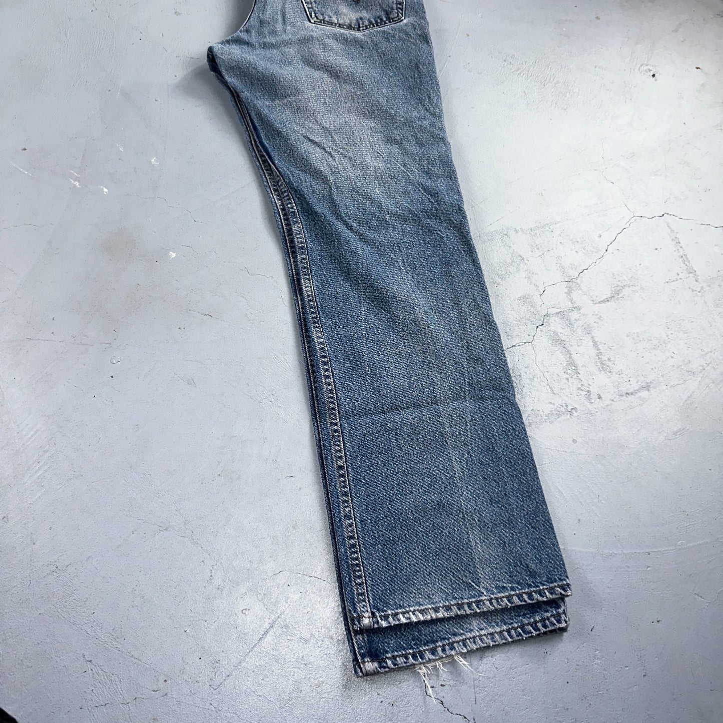 Levis 517 Jeans Mens 36x34 Black Denim Bootcut Red Tab USA Vintage 90s 34x32