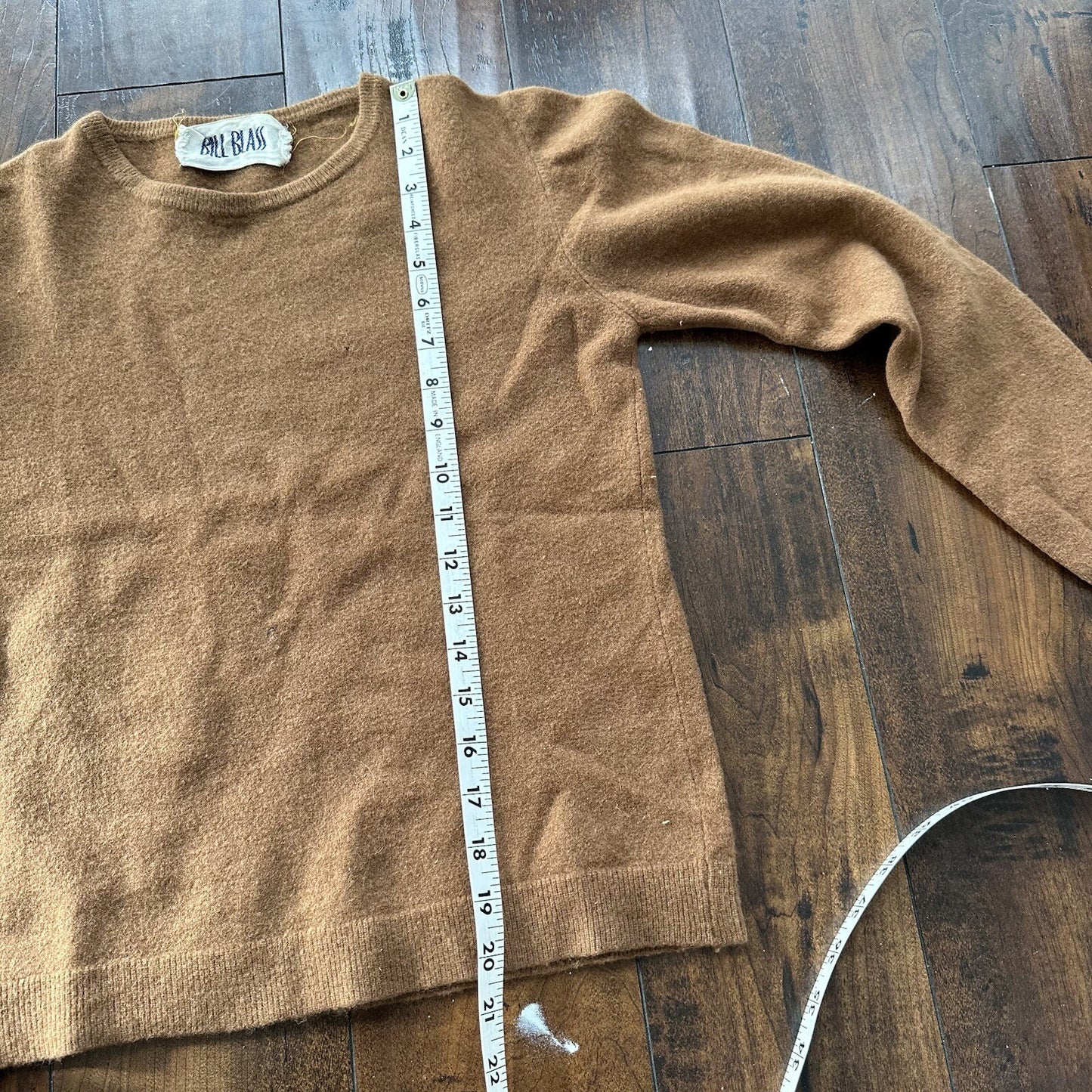 Vtg 70s Bill Blass Women's Casual Brown Sweater Cardigan Small USA 80s Wool