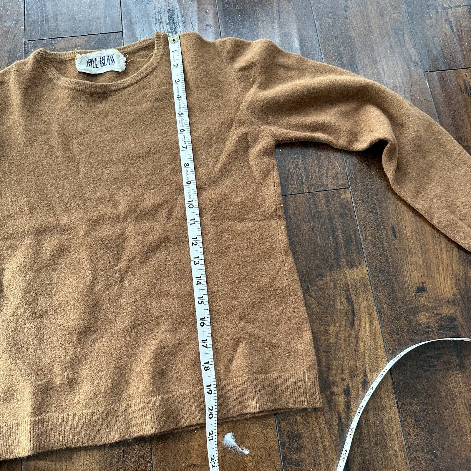 Vtg 70s Bill Blass Women's Casual Brown Sweater Cardigan Small USA 80s Wool