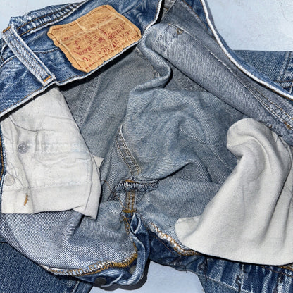 Levis 501 Vintage 80s Redline Selvedge USA XX Jeans Skinny Tailored Act 28X29