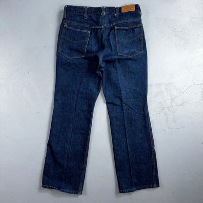 VTG 70s Sears Roebucks Jeans 34x30 Mens USA Rockabilly Dark Rockabilly Scovill