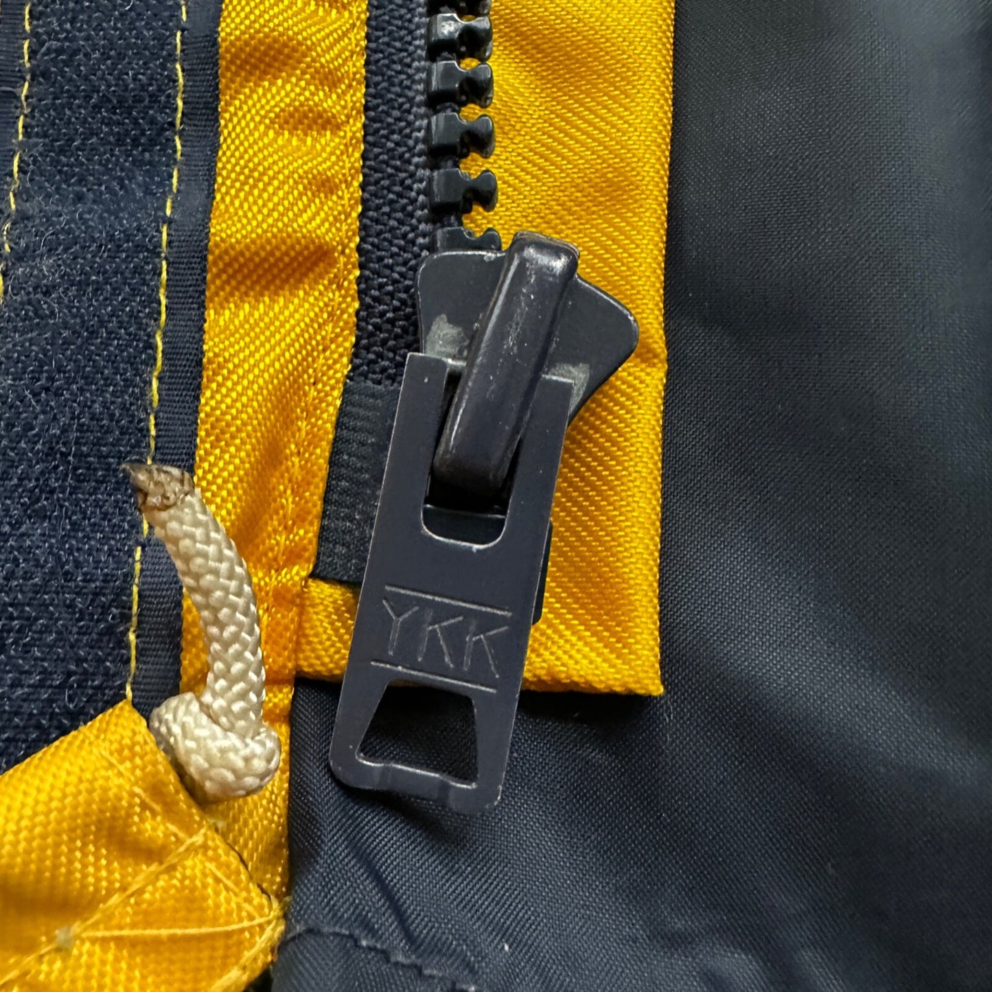 VTG Terrramar 1990s Diamond Jacket Mens Yellow XL Parka Rain Workwear