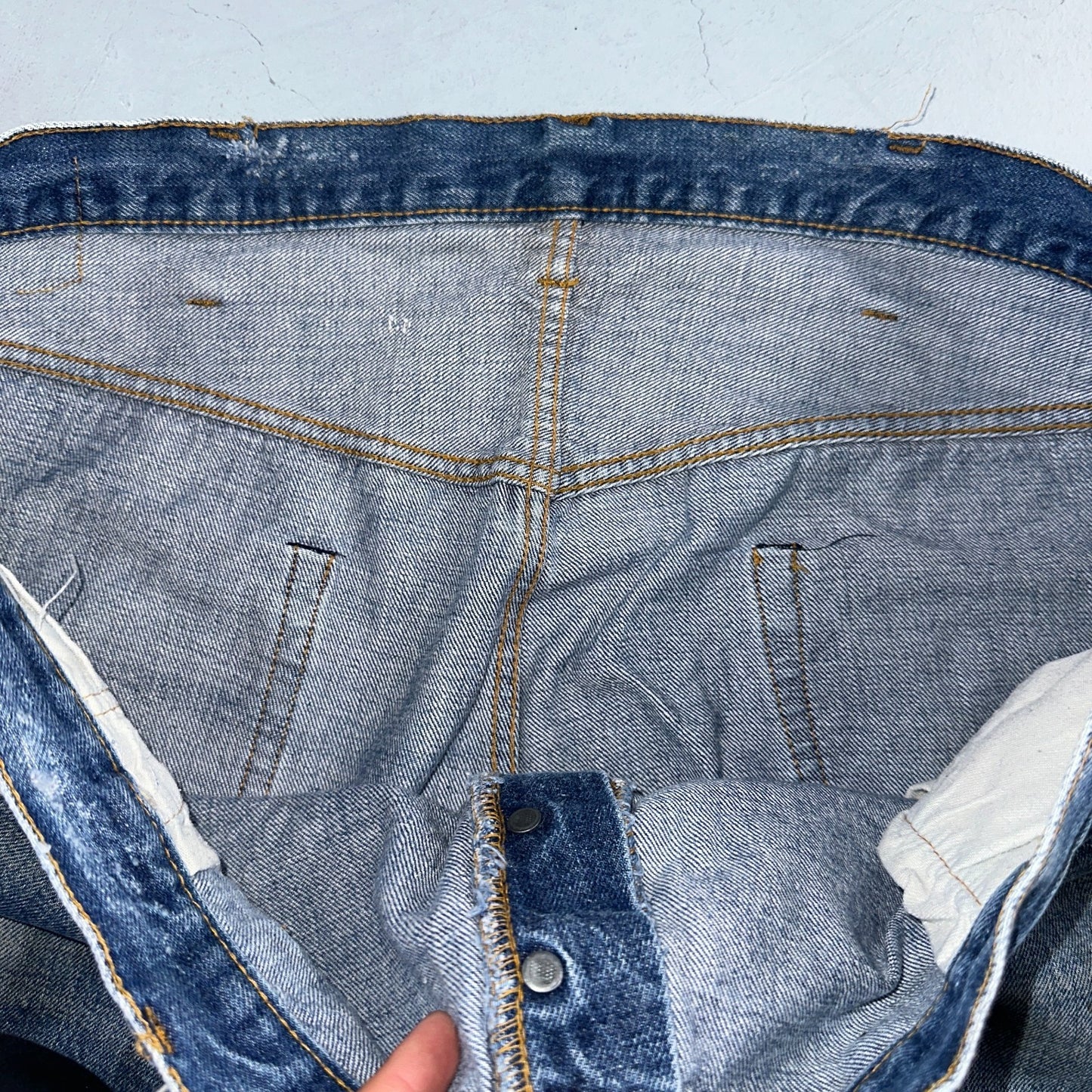 Levis 501 Vintage 70s SS Redline Selvedge USA XX Jeans Med Wash 48x30 Act 43x26