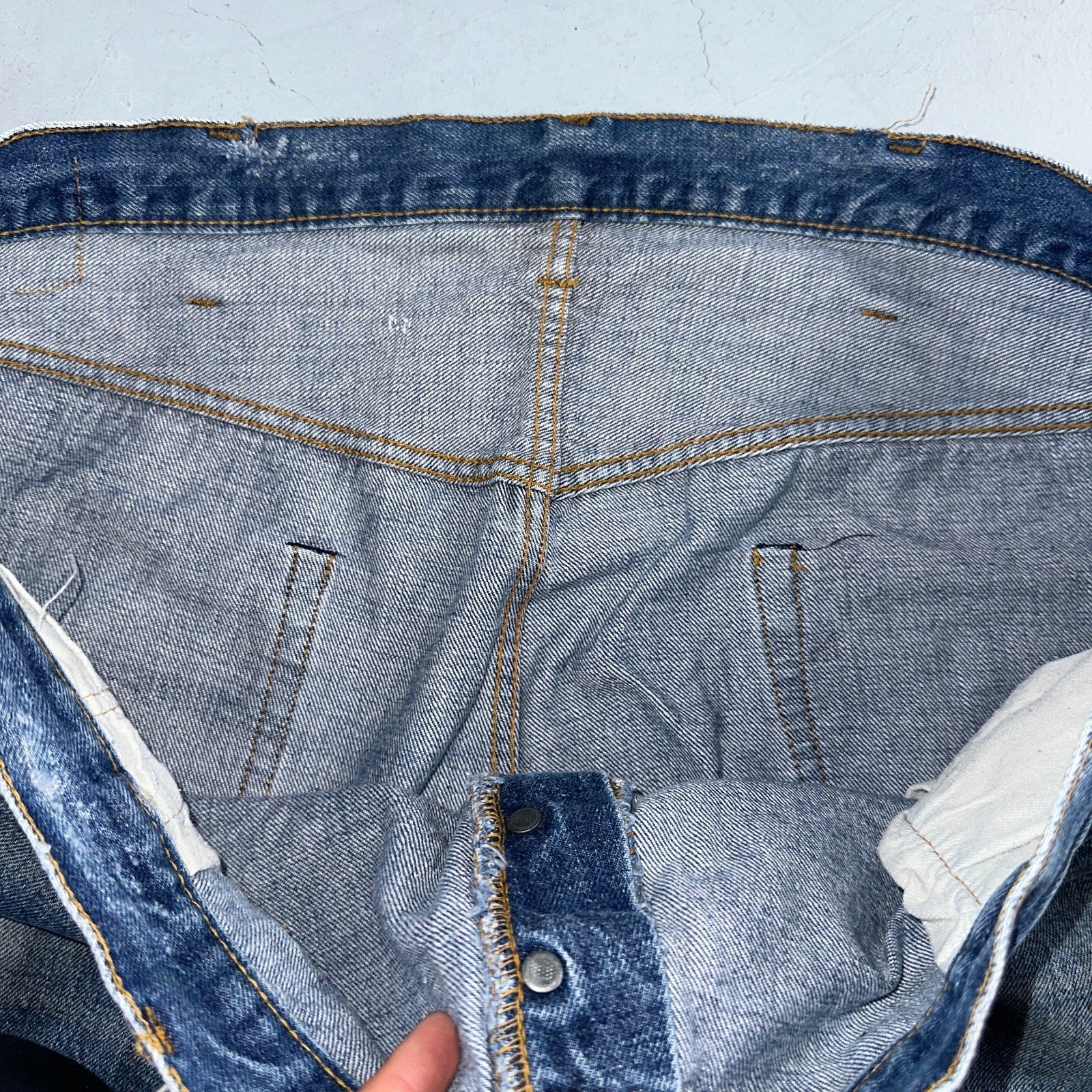 Levis 501 Vintage 70s SS Redline Selvedge USA XX Jeans Med Wash 48x30 Act 43x26