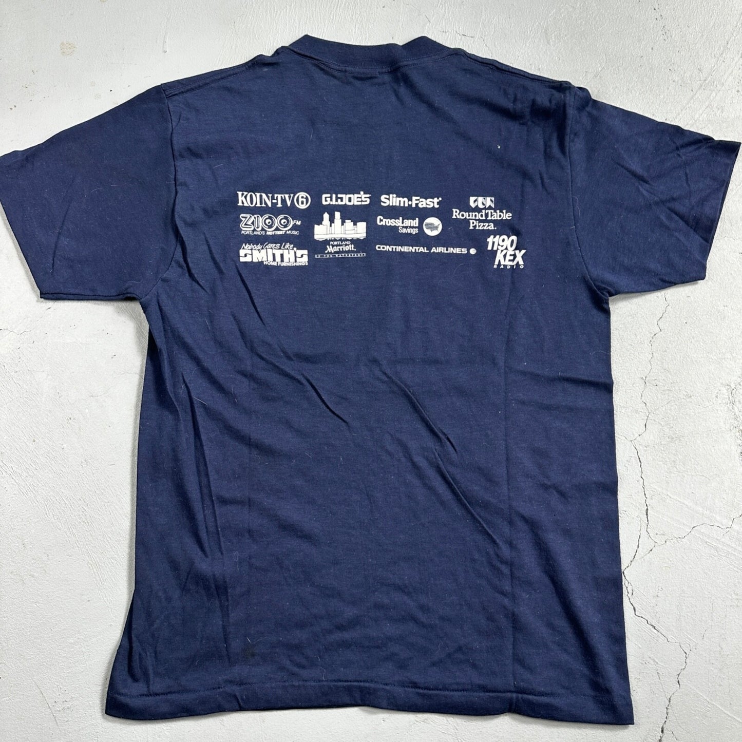 Walk America Happy Babies VTG T Shirt Baby Support March Dimes 80s USA Oregon