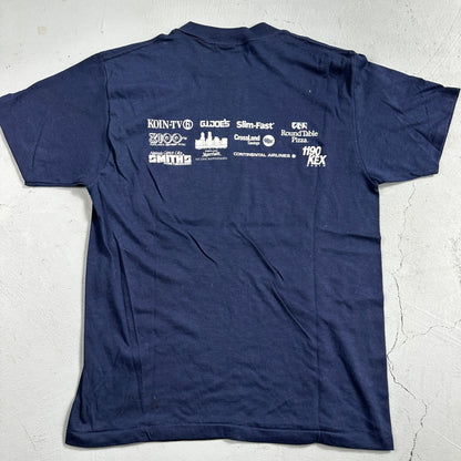 Walk America Happy Babies VTG T Shirt Baby Support March Dimes 80s USA Oregon