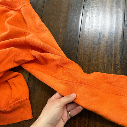 VTG 1960s Rockabilly Sweatshirt Sweater 60s 70s Blank Basic Afterhood USA Orange