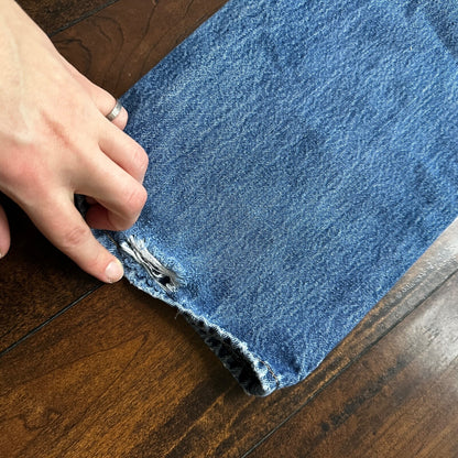 Levis 501 Vintage Y2K Straight Leg XX 2000s Jeans 38x32 Med Wash Act 37x30