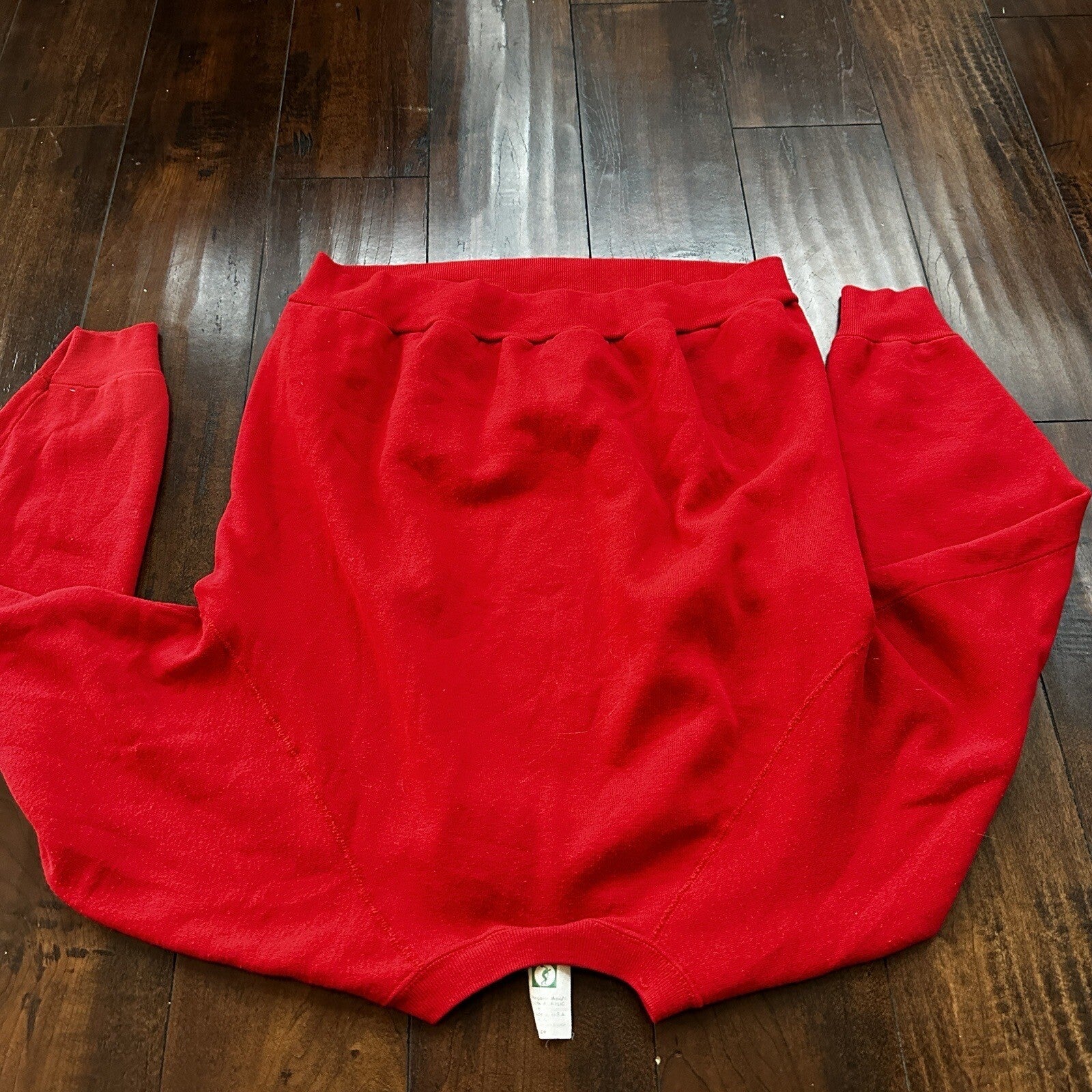 VTG Christmas Crewneck Sweatshirt 1980s Red Ugly Cute 80s Funny Loving Grandma