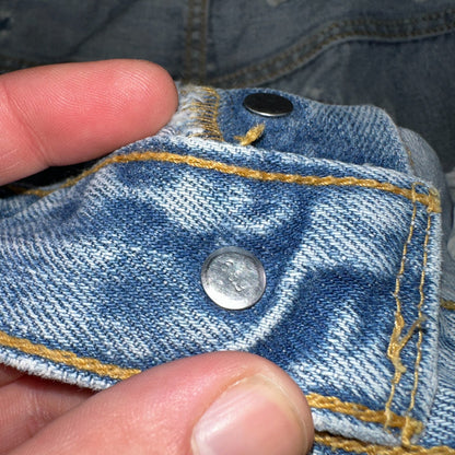 Levis 501 Vintage Y2K XX Straight Leg Jeans 90s Blue Light Wash 38x32 Act 37x30