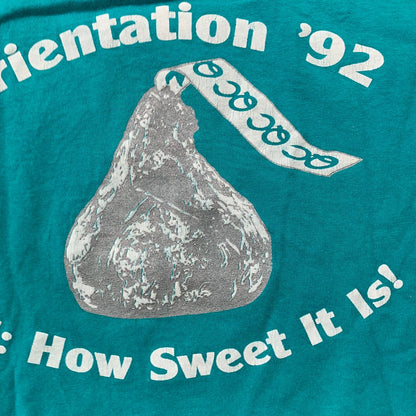 Hersey Kiss Vintage T Shirt Candy Snack 1992 How Sweet Chocolate Rap Music 90s