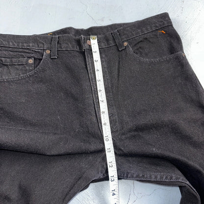 Levis 505 Vintage 90s USA Red Tab Jeans 36x30 Black Wash 1992 501 Act 36x29