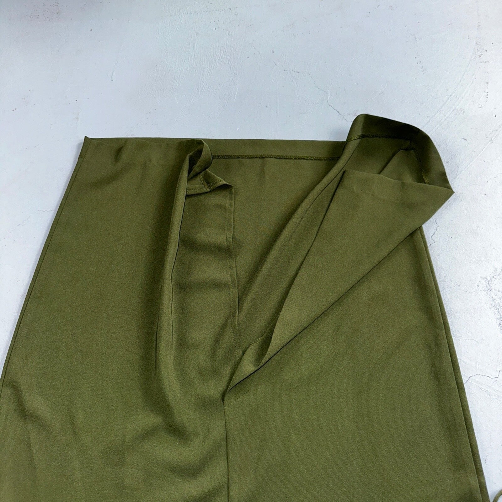 R&M Richards Karen Kwong Womens Maxi Dress Size 14 Green Simple Sleeveless VTG