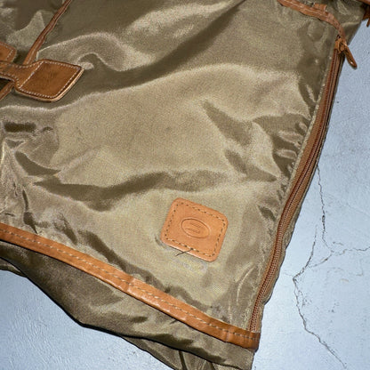 VTG Hartmann Garment Suit Bag Carry On Leather & Nylon 25x40 Luggage Hang up