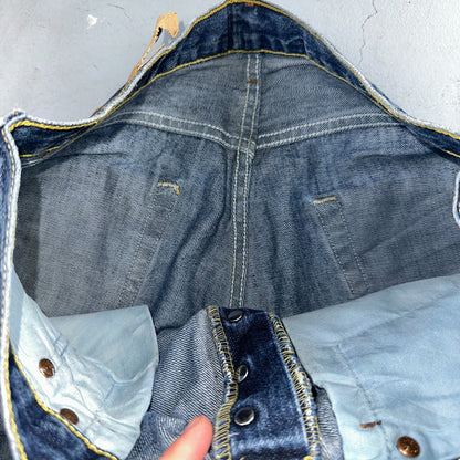 Levis 501 Vintage Y2K XX Straight Leg Jeans Blue Med Wash 33x34 Act 32x31