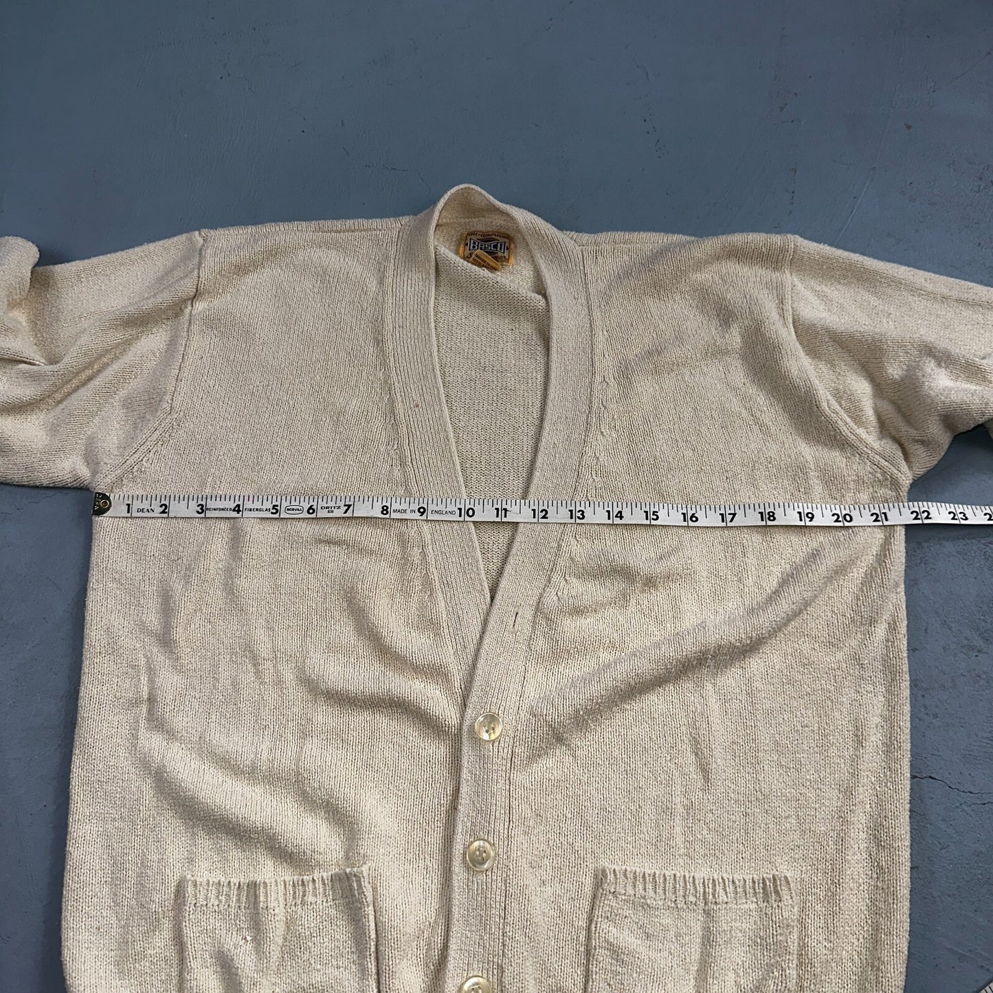 VTG Basco Silk Rare All American Sportswear Men's Sweater Size M Cardigan 90s