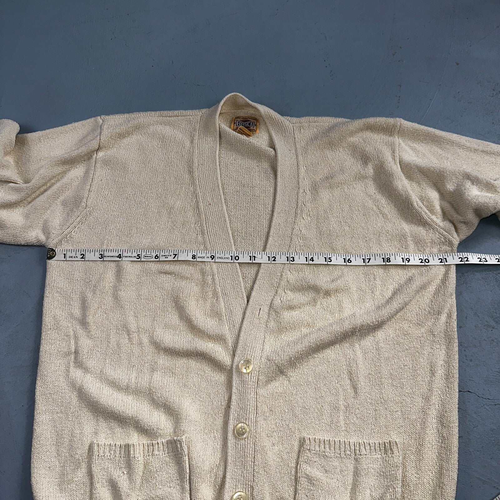 VTG Basco Silk Rare All American Sportswear Men's Sweater Size M Cardigan 90s