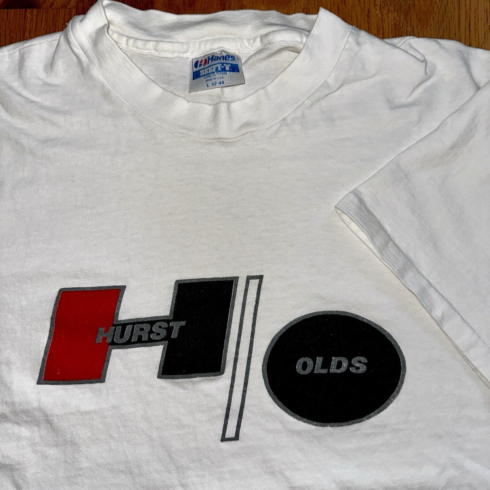 Hurst Olds 442 USA Old Car Smoke Vintage T Shirt 80s Graphic Racing Muscle