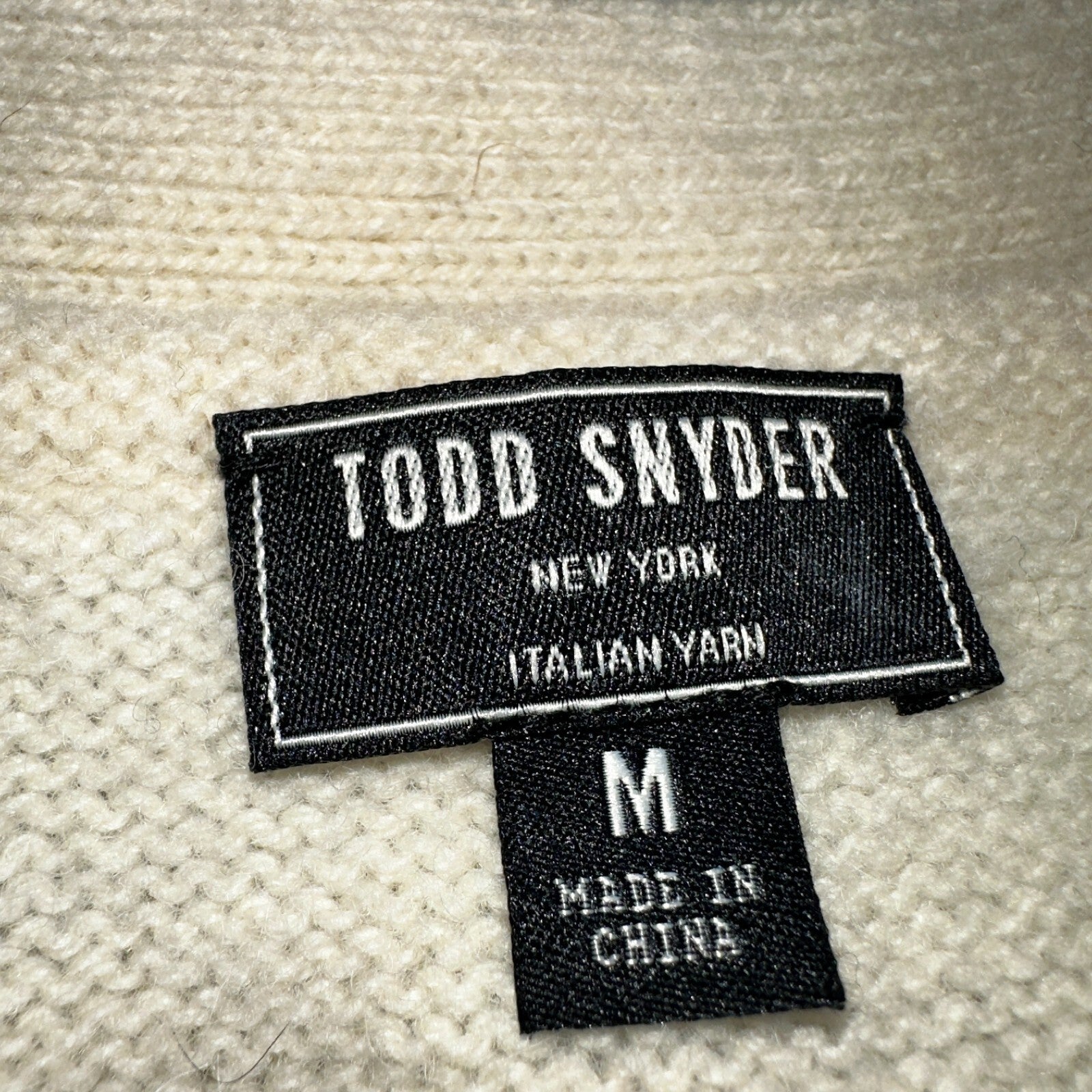 Todd Snyder Cambridge Cardigan Vest Bisque Size M Pre Owned