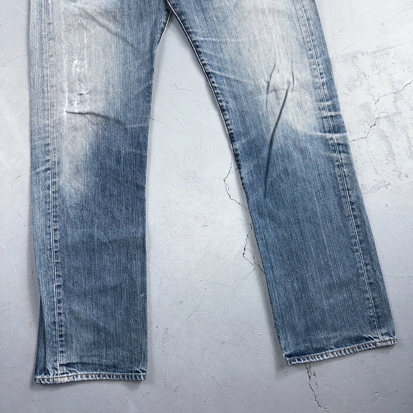 Levis 501 Vintage Y2K XX Straight Leg Jeans Blue Light Wash 33x32 Act 31x30
