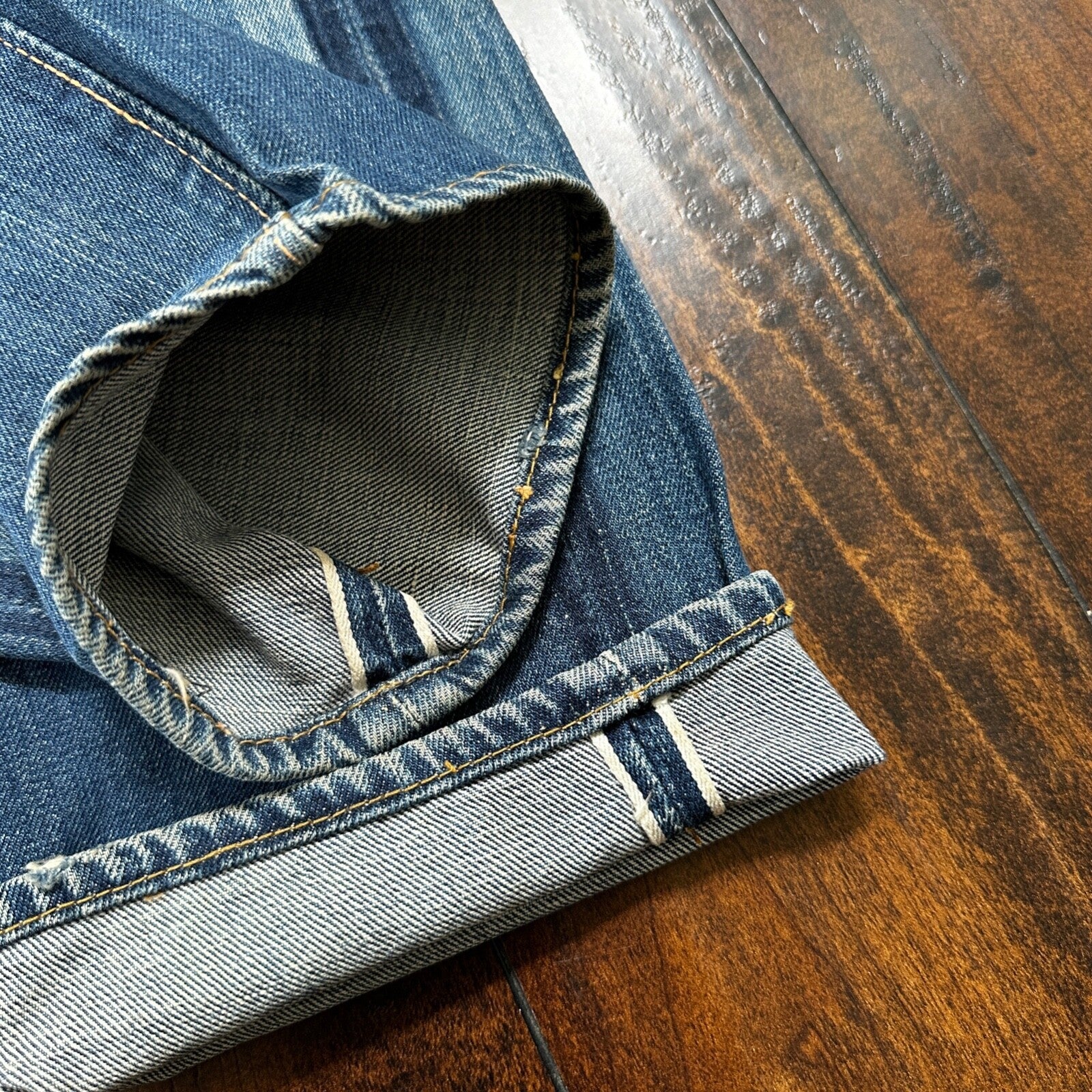 Vintage LEVIS 501XX Jeans Big E 1960s Denim Redline Selvedge 25x29 USA 60s 505