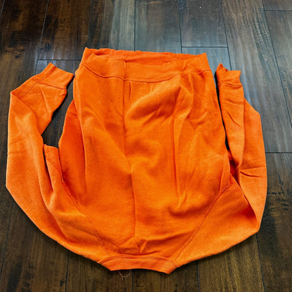 VTG 1960s Rockabilly Sweatshirt Sweater 60s 70s Blank Basic Afterhood USA Orange