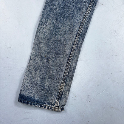 Levis 501 Vintage 90s USA XX Straight Leg Jeans Blue Med Wash 31x34 Act 29x32