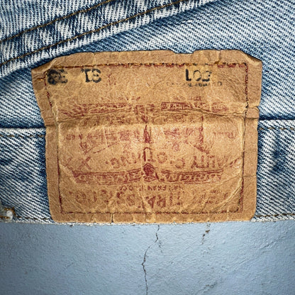 Levis 501 Vintage 80s Redline Selvedge USA XX Jeans Light Wash 1980s Act 30x26