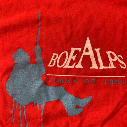 Boe Alps Red Hanes Nike Vintage T Shirt 1990 90s Pacific Northwest Mountain